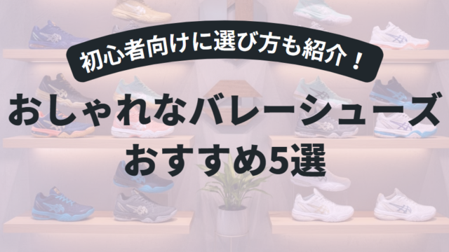 【初心者向け】おしゃれなバレーボールシューズの選び方と失敗しないおすすめ5選